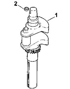 Cv745-0006 Crankshaft Diagram and Parts List for M60-KHEFI 53AB5HEX750-28-HP Cub Cadet Lawn Tractor